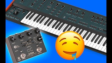 Behringer UB-Xa + Walrus Slöer Ambient Reverb (No Talking)