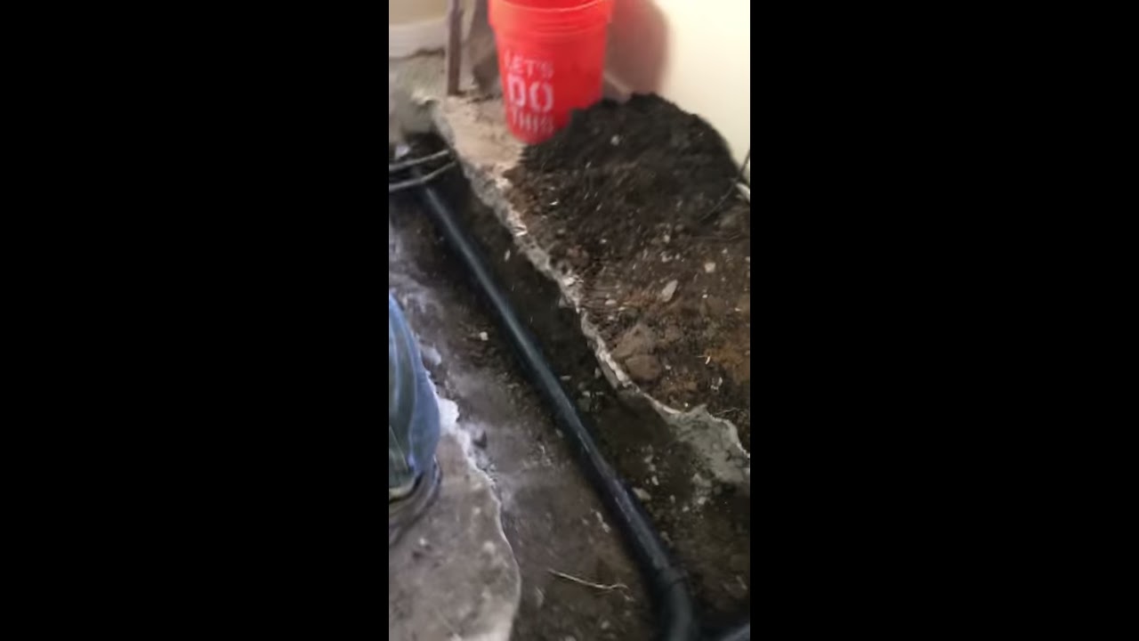 Drain Line Repair Under Slab Foundation 