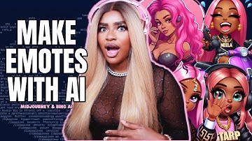 How to Make Twitch Emotes Using AI - MidJourney & Bing AI