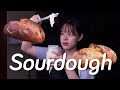The easiest sourdough bread with tangzhong  soft sourdough artisan bread