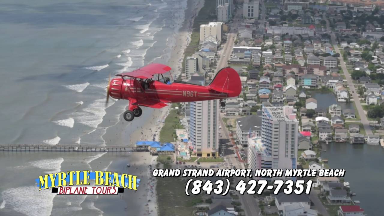 myrtle beach biplane tours