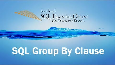 SQL Group By - SQL Training Online - Quick Tips Ep12