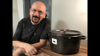 Unboxing a (huge) Staub Cast Iron Enamel Cocotte (with One Pot Dutch Oven Baked Pasta) screenshot 5