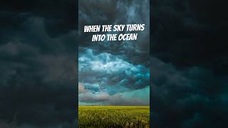 Have you ever seen the sky turn into an ocean? #stormchasing #shelfcloud #ocean