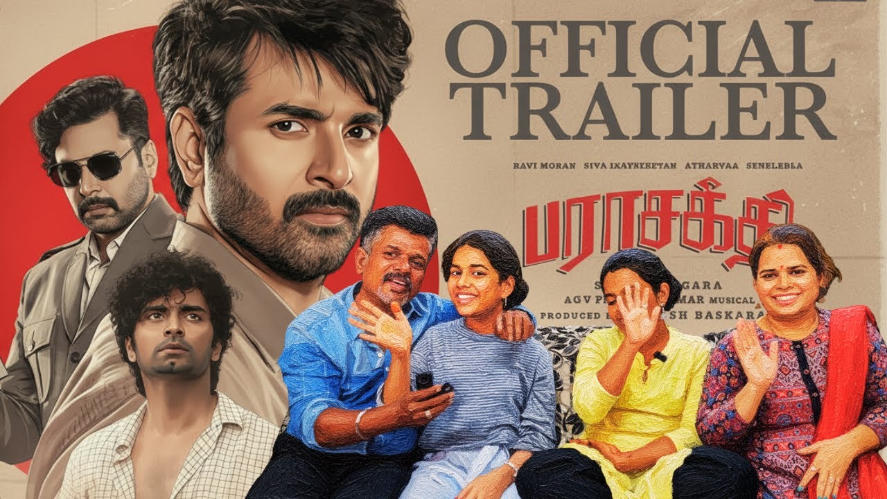 PARAASAKTHI TRAILER - FAMILY REACTION 👍 | Sivakarthikeyan, JayamMohan , Adharwa | Deva's Views