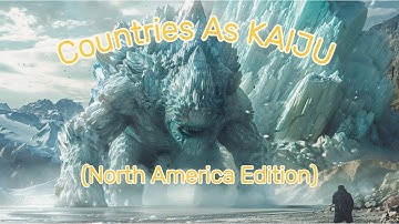 North American Countries as Kaiju: AI-Generated Monster Transformations