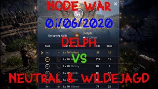 Black Desert Mobile - Node War - Guild Delph - Balenos