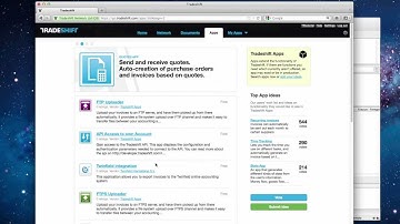 Tradeshift integration by using FTP connection