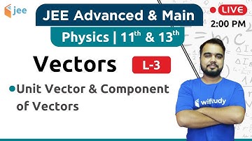 Unit Vector & Component of Vectors - Vectors (L-3) | IIT JEE Class 11 | Physics by Varun Sir