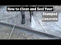 How To Clean And Seal Stamped Concrete | Sealer Recommendation