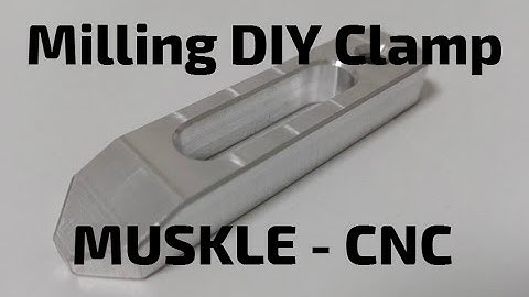 MUSKLE CNC - Custom "C Beam" by Openbuilds - Milling DIY Clamp