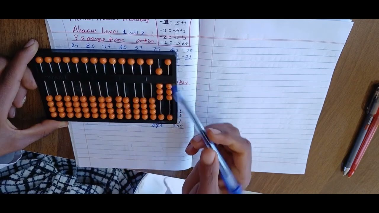 የአባከስ ትምህርት የ5 ማሟያን በመጠቀም መበነስ ለ1ኛና 2ኛ ክፍል Abacus level 1 and 2 @Mentalabacusacademy