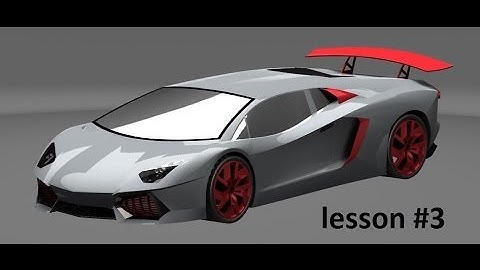 SIEMENS NX 8.5 LAMBORGHINI AVENTADOR LESSON 3