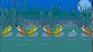 Frog leap puzzle game level complete