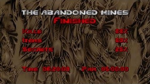 DOOM 2 Hell on earth - Map 26 The Abandoned mines