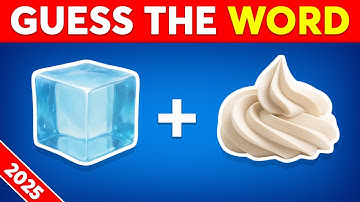Guess The WORD By Emojis? 🤔 Compound Words Edition | Emoji Quiz 2025