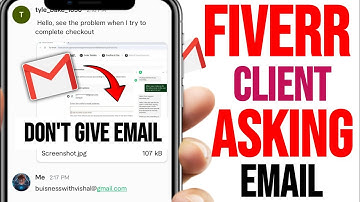 Fiverr client asking for email | fiverr payment issue | fiverr client payment email error 