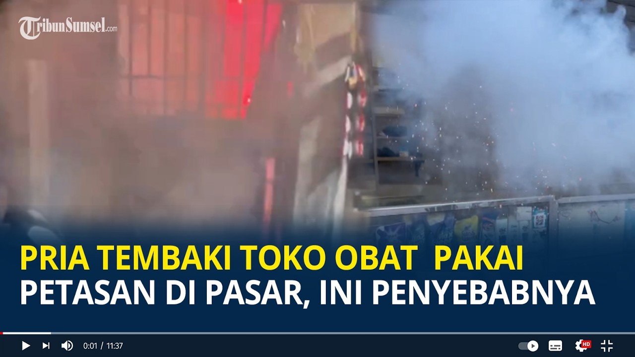 Viral Pria Tembaki Toko Obat  Pakai Petasan di Pasar Rebo, Ini Penyebabnya