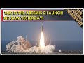 This is the Artemis 2 launch we saw yesterday!!