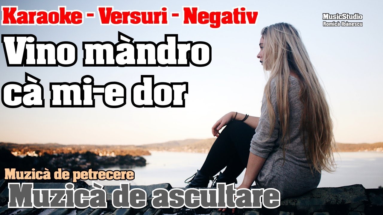 Karaoke - Frunzulita de mohor - [Muzica moderna de ascultare,petrecere,chef si voie buna] - NOU 2024