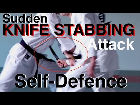 Sudden KNIFE STABBING Attack - Jiu-Jitsu/Self-Defence/Knife Fighting