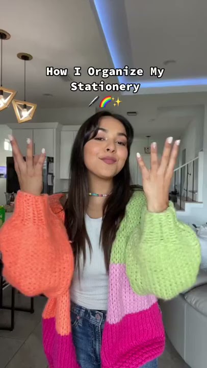 how I organize my stationery 🖊😙🌈✨ #shorts Natalies Outlet