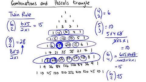 LC Probability #2 Combinations Pascals Triangle