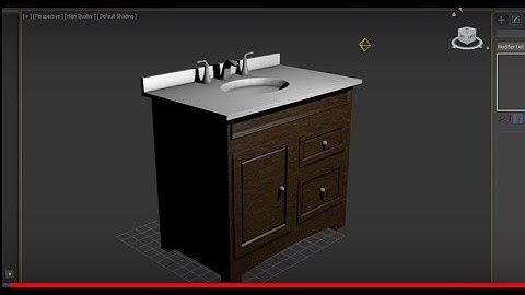 Moddeling wash basin 3ds max tutorial part - 1