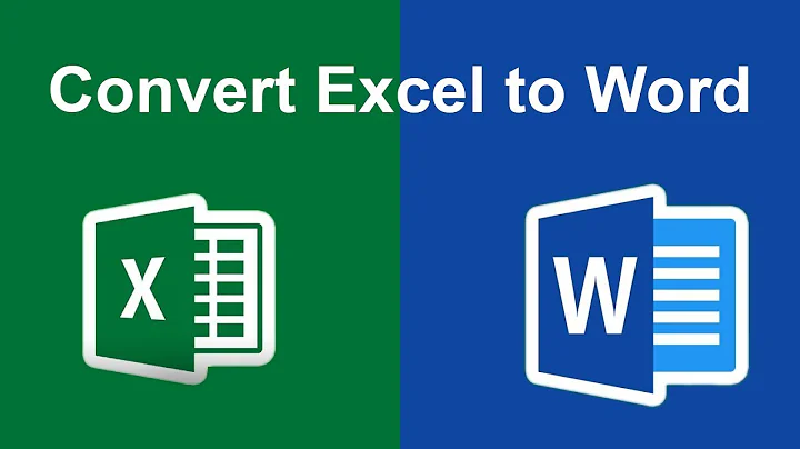 How to Convert Excel File to Word Document without Losing Format 2017