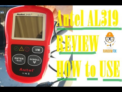 ▶️How to Reset Check Engine Light, AUTEL AL319 Obd2 Scanner Review, CAN diagnostic scan tool
