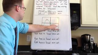3.3 - Local Maximum and Minimum with Graphing Calculator Wealth