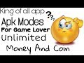 One app for all apk modeshow to donlwoad apk modes 100000  working modesapk modes of all games