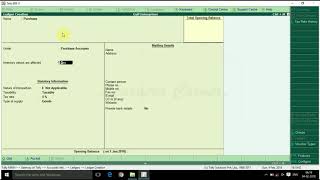 GCC VAT - Create Purchase Ledger for GCC VAT in Tally ERP 9