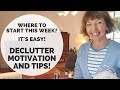 Declutter Motivation and tips! Where to start this week? It's easy! Flylady