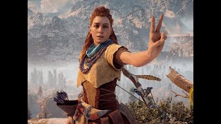 1 - Настройки, пол экрана (HORIZON ZERO DAWN)