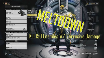 Warframe | Nightwave "MELTDOWN" Daily Act How to Guide (Corrosive Damage) (Subscribe)