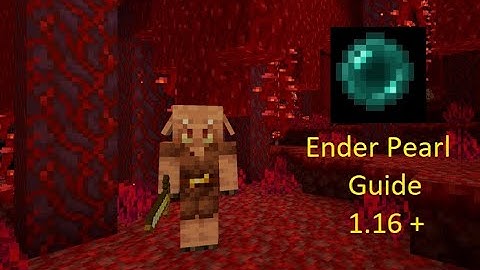 Fastest WAY to get Ender Pearls in Minecraft 1.16+