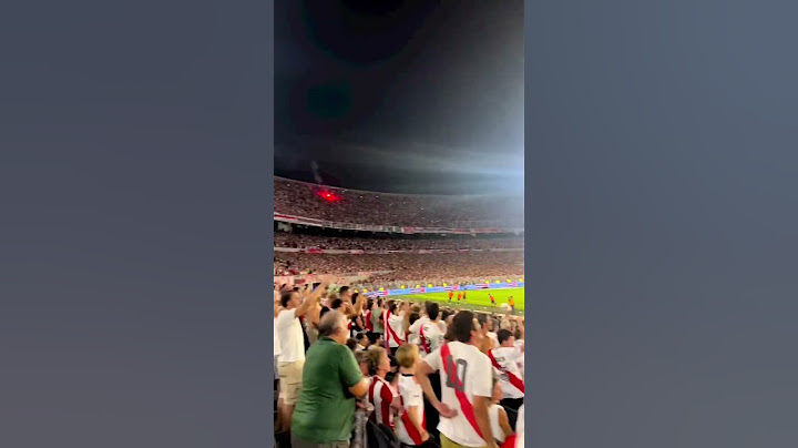 River Plate’s Estadio Mâs Monumental was rocking after their win! 🔊