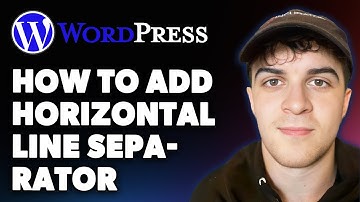 How to Add a Horizontal Line Separator in Wordpress (Full 2025 Guide)