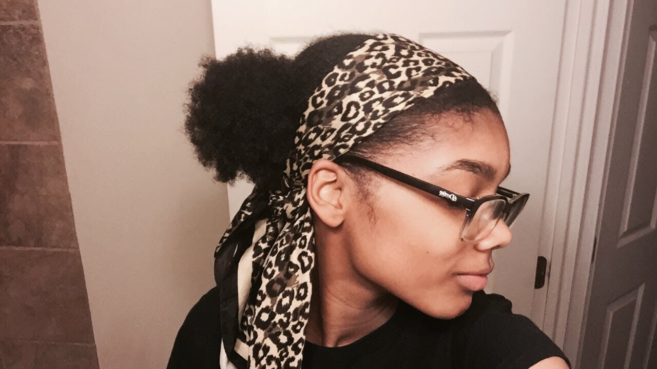 low puff on 4c natural hair | short natural hair