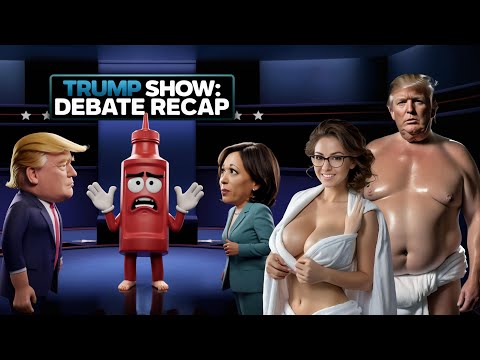 TRUMP HARRIS DEBATE RECAP from a Steam Room