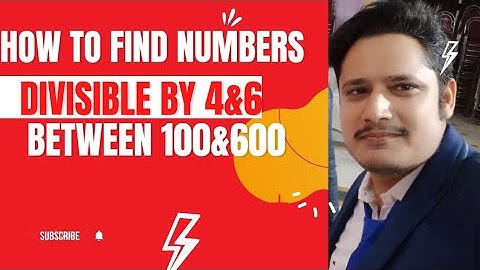 How Many Numbers Are Divisible By Both 4 & 6 between 100 and 600 | math tricks | Number System