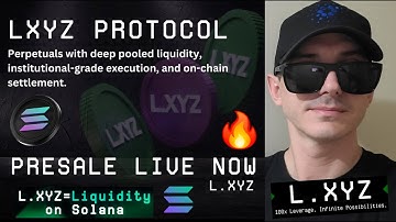 $LXYZ - L.XYZ PROTOCOL TOKEN PRESALE CRYPTO COIN HOW TO BUY LXYZ SOLANA BLOCKCHAIN ICO SOL NEW TGE