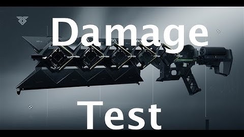 Destiny: Sleeper Simulant Short Damage Test