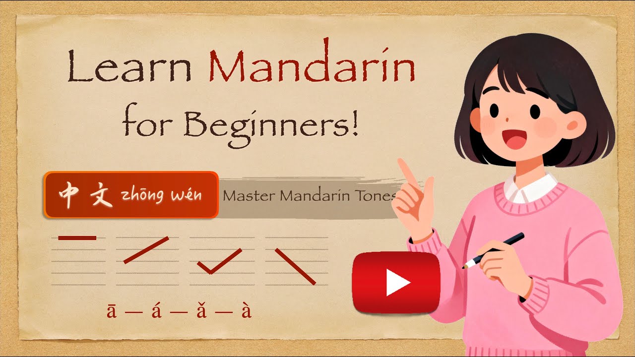 Mandarin Tones KNOW HOW in 10 minutes (Beginners-Friendly) - L3 Pinyin Basics: Tones / 拼音基础：音调