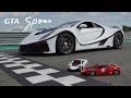 Spania GTA Spano: 400 km/h hypercar vs. BuWizz GTA Spano: 1:8 scale model made of LEGO® bricks