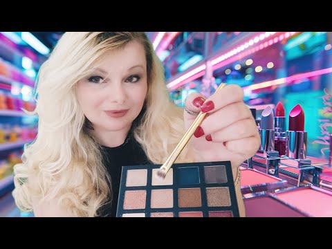Asmr MAKEUP Shop Consultant Is Doing Your Christmas Makeup Roleplay Soft Spoken