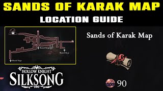 SANDS OF KARAK MAP LOCATION GUIDE | Hollow Knight Silksong | How to Find SHAKRA at Sands of Karak