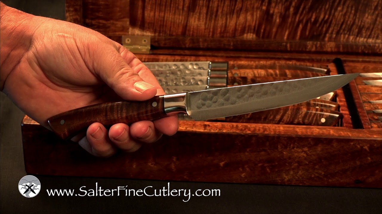 Custom Order Chef Knives: Charybdisseries Full-tang handles