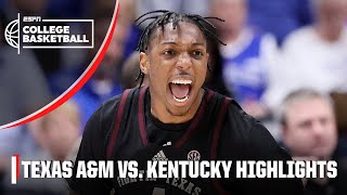 SEC Tournament Quarterfinals: Texas A&M vs. Kentucky Wildcats | Full Game Highlights